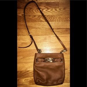 Michae Kors brown leather Crossbody Bag
